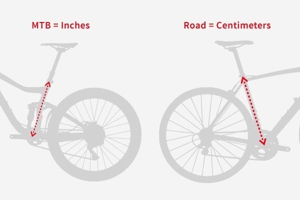 les différences de mesure cadres VTT et cadres route Vélo Attitude
